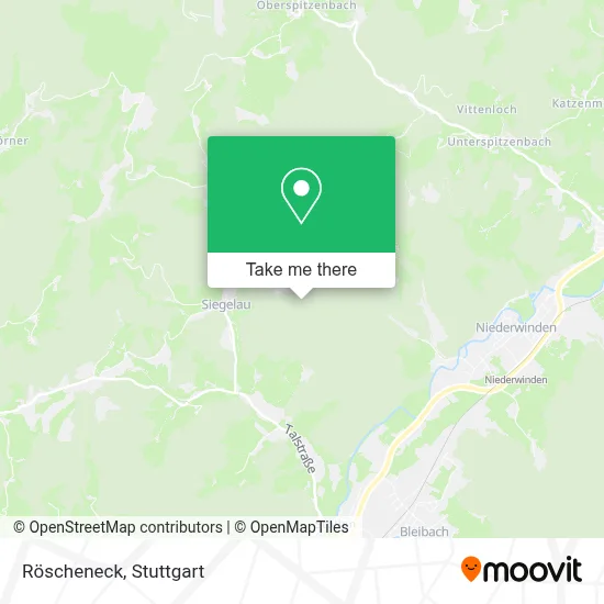 Röscheneck map