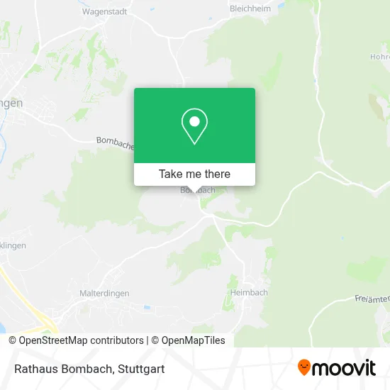 Rathaus Bombach map