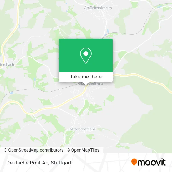 Deutsche Post Ag map