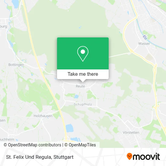 St. Felix Und Regula map