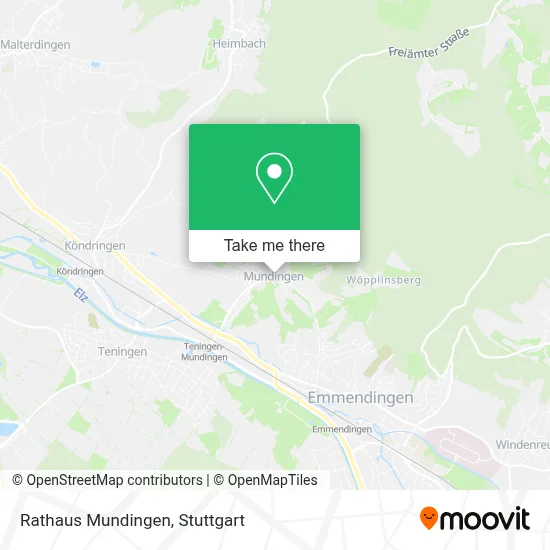 Rathaus Mundingen map
