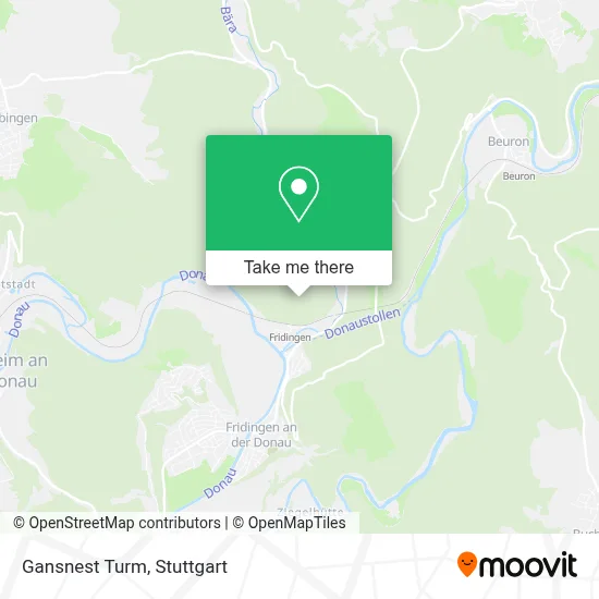 Gansnest Turm map