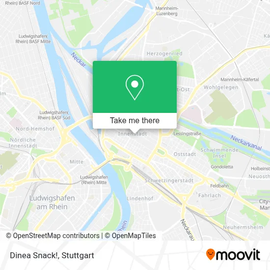 Dinea Snack! map