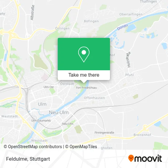 Feldulme map