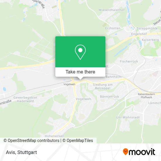 Avis map