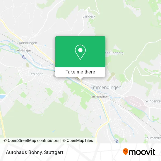 Autohaus Bohny map