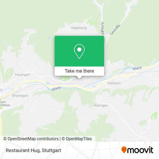 Restaurant Hug map