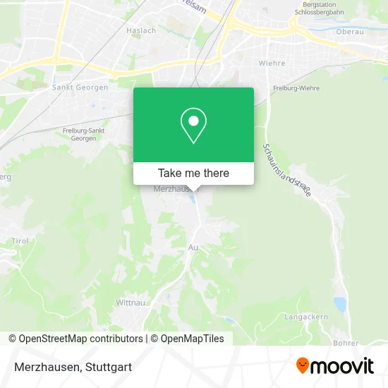 Merzhausen map