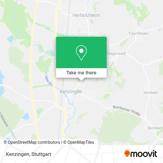 Kenzingen map