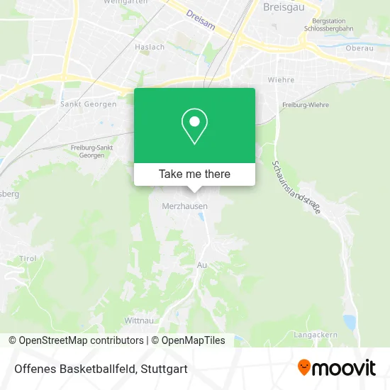 Offenes Basketballfeld map