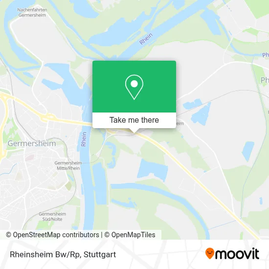 Rheinsheim Bw/Rp map