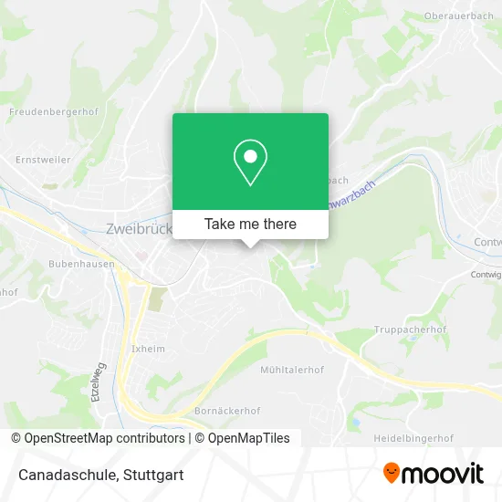 Canadaschule map