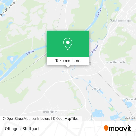 Offingen map