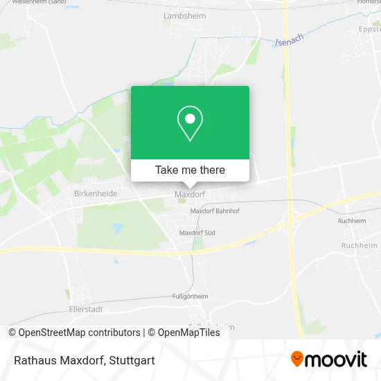 Rathaus Maxdorf map