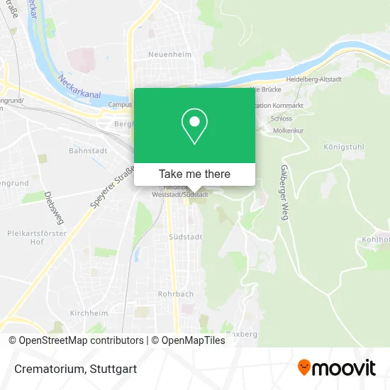 Krematorium map