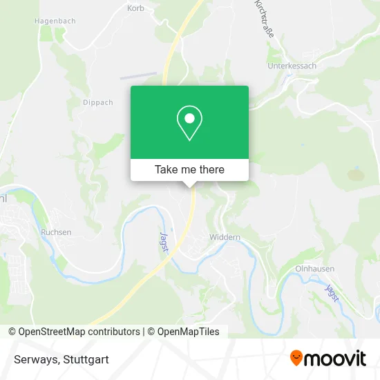 Serways map