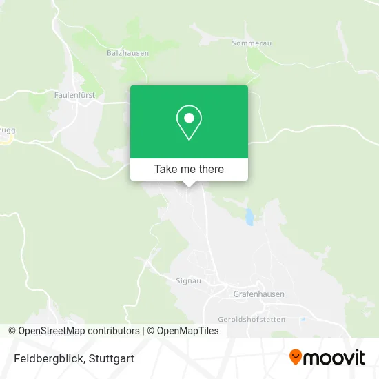 Feldbergblick map