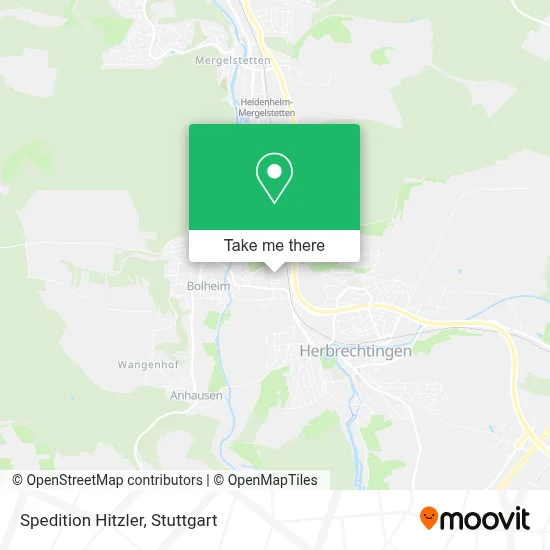 Spedition Hitzler map