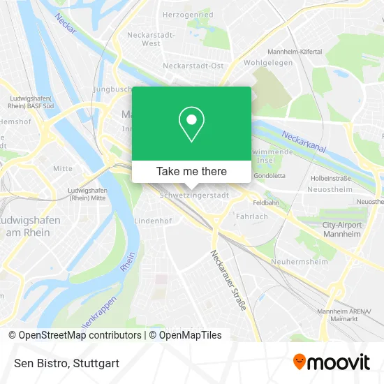 Sen Bistro map