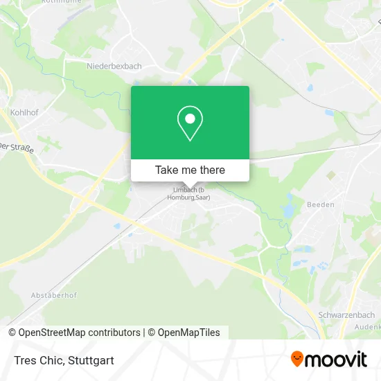 Tres Chic map