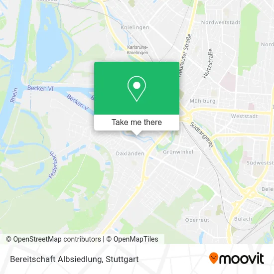 Bereitschaft Albsiedlung map