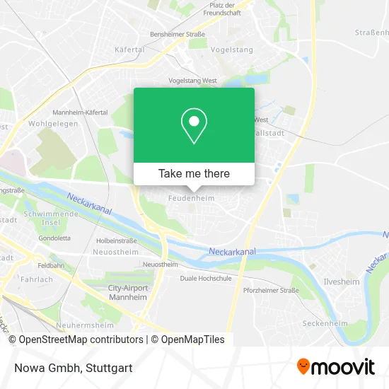 Nowa Gmbh map