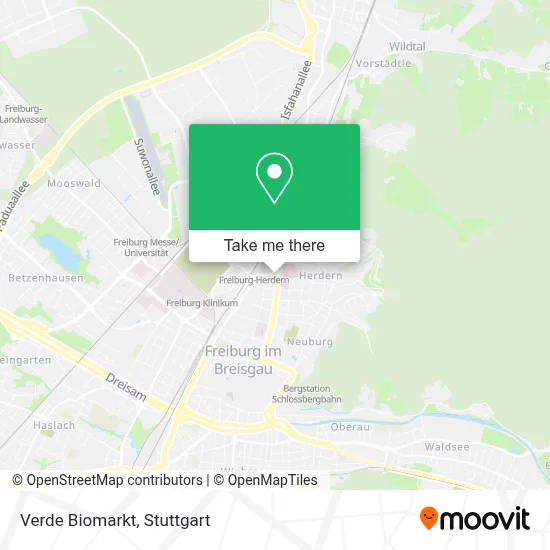 Verde Biomarkt map