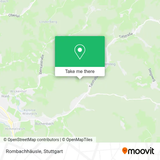 Rombachhäusle map