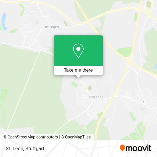 St. Leon map