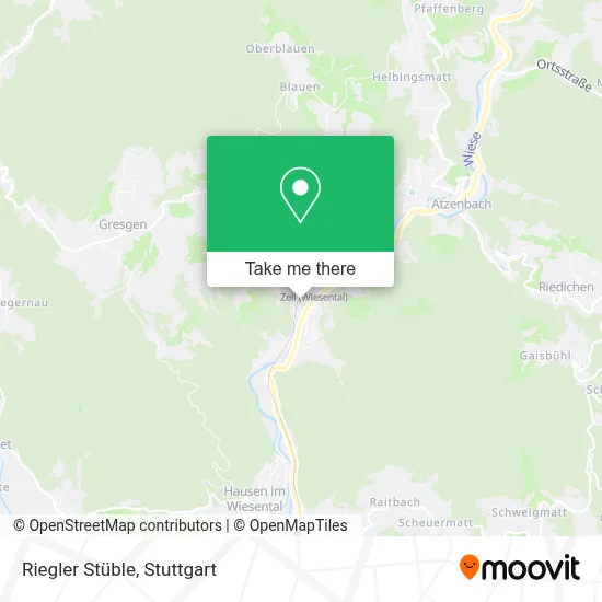 Riegler Stüble map