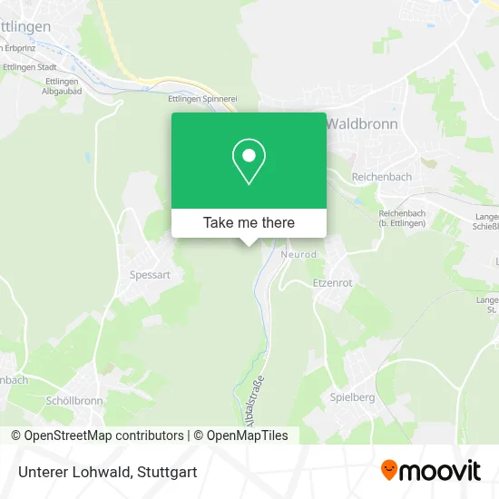 Unterer Lohwald map