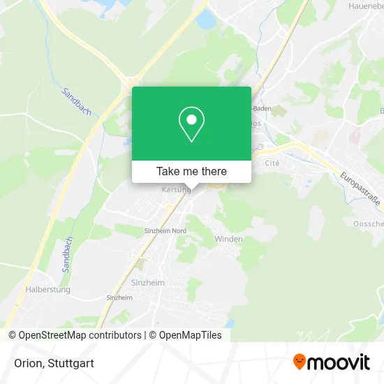 Orion map