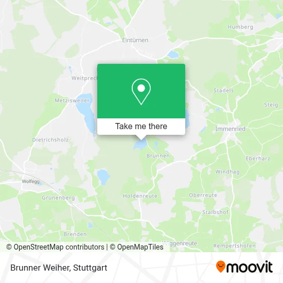 Brunner Weiher map