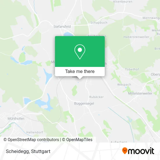 Scheidegg map