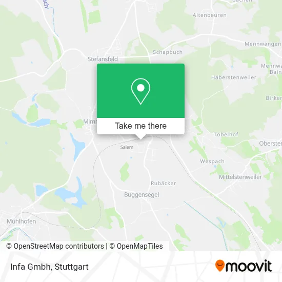 Infa Gmbh map
