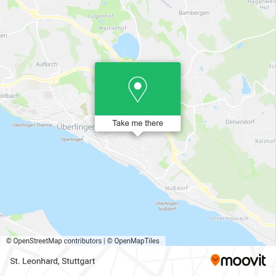 St. Leonhard map
