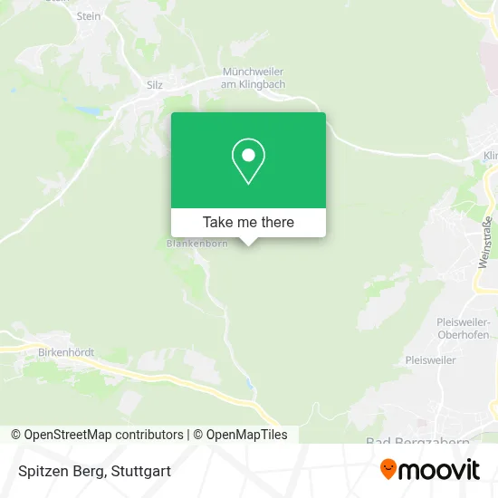 Spitzen Berg map