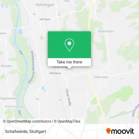 Schafweide map