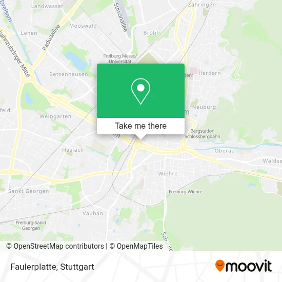 Faulerplatte map