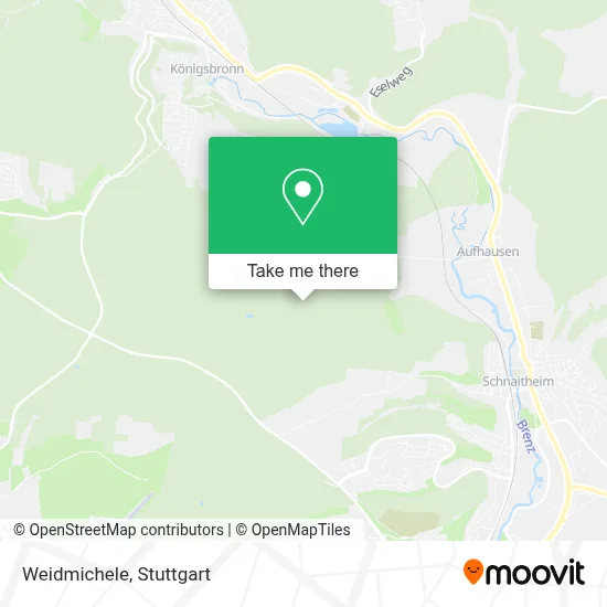 Weidmichele map