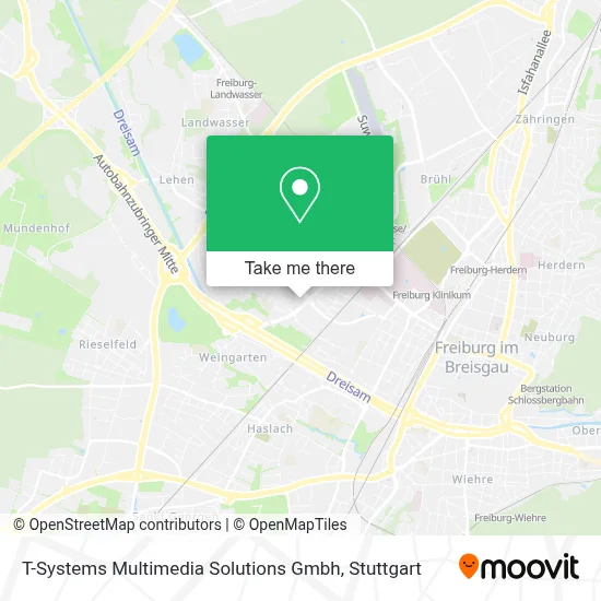 T-Systems Multimedia Solutions Gmbh map