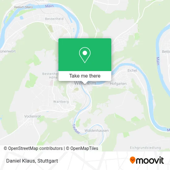 Daniel Klaus map