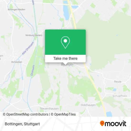 Bottingen map