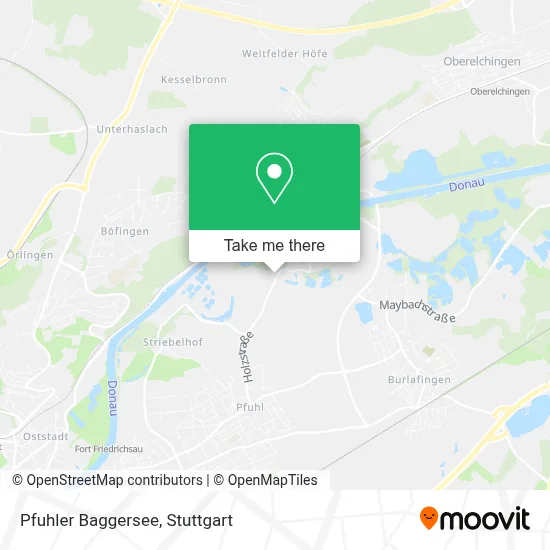 Pfuhler Baggersee map
