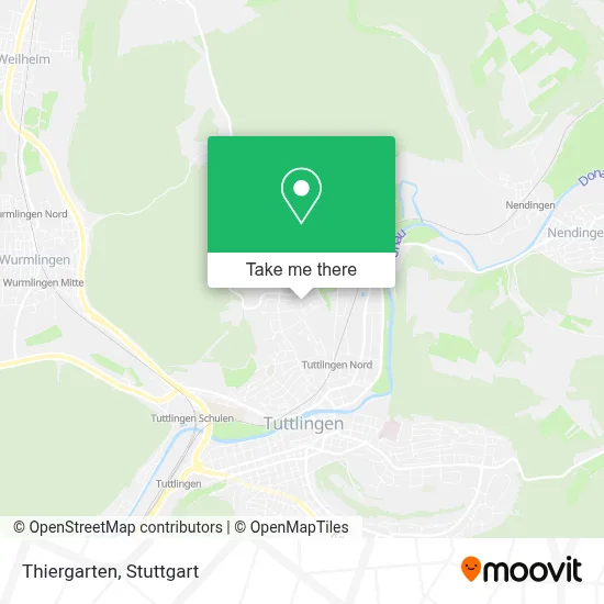 Thiergarten map