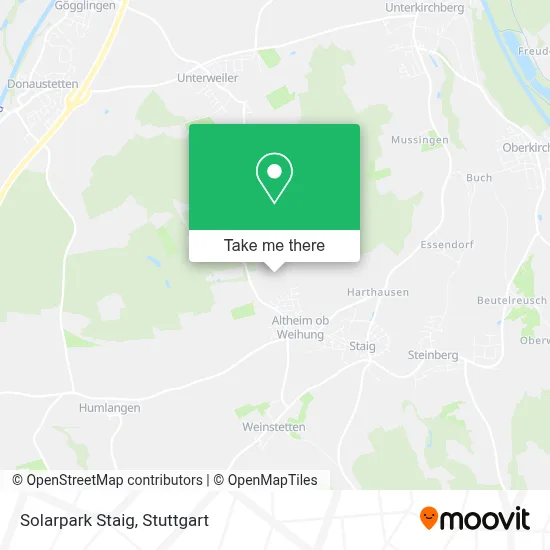 Solarpark Staig map