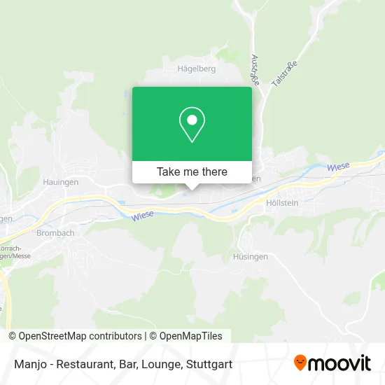 Manjo - Restaurant, Bar, Lounge map
