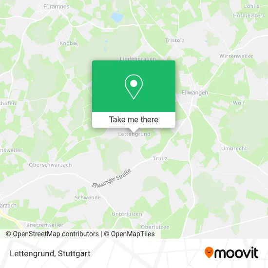 Lettengrund map