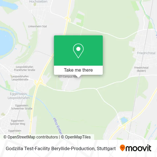 Godzilla Test-Facility Beryllide-Production map
