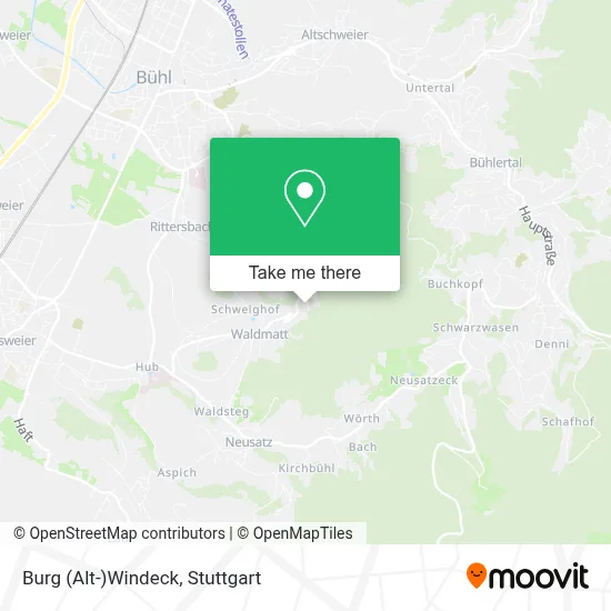 Burg (Alt-)Windeck map